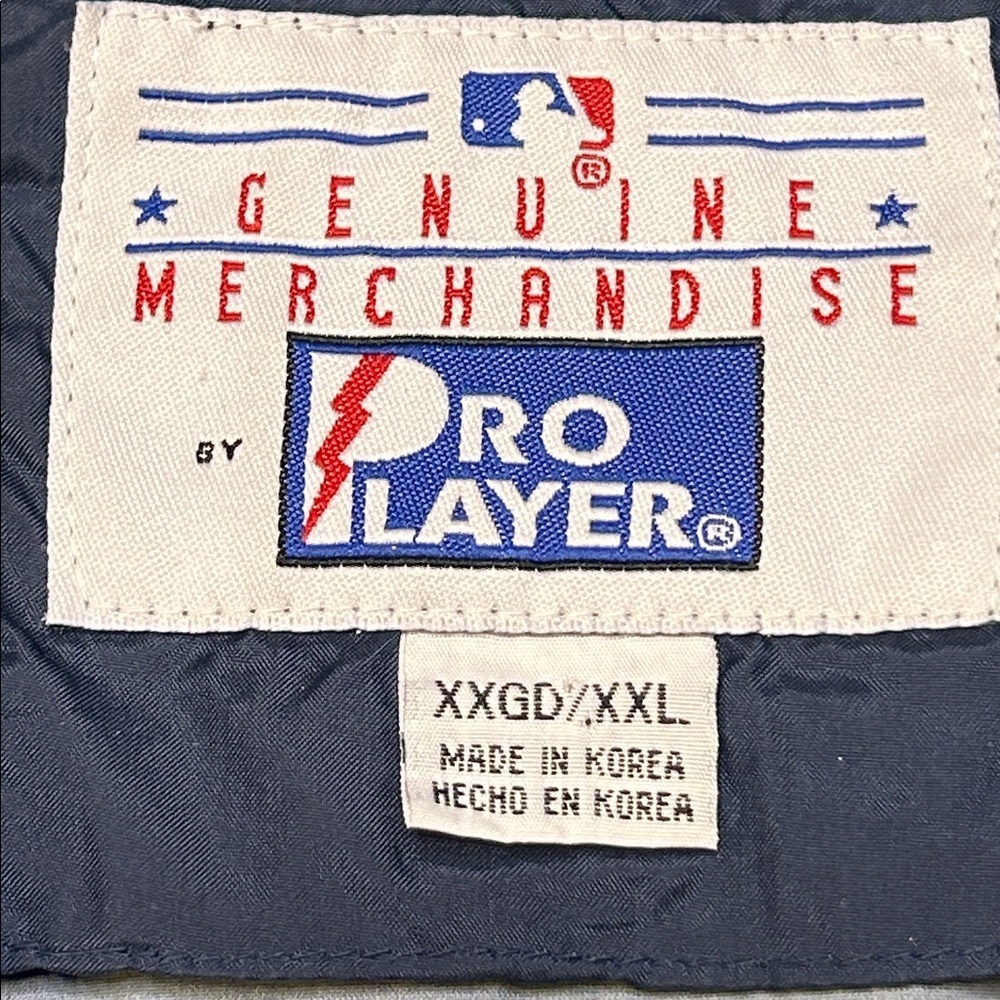 Vintage Pro Player Navy Windbreaker with Red and White NY  Logo - Picture 7 of 9